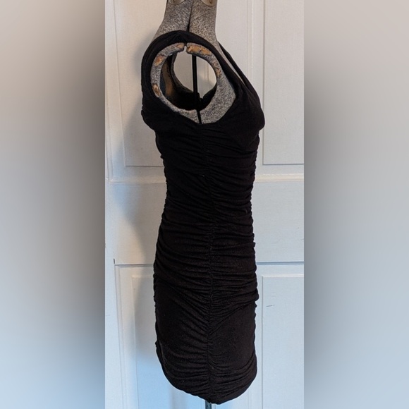 Perfect Little Black Dress!! Ruched for the most flattering fit!! So slimming!! - Picture 5 of 6